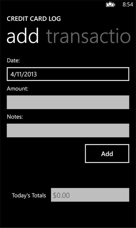 CreditCard Log Screenshots 1