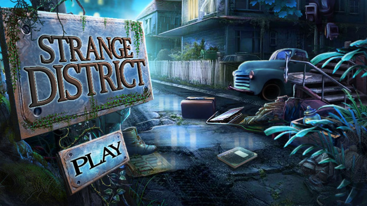 #1. Hidden Object : Strange District (Windows) 게시자: Smart LLC