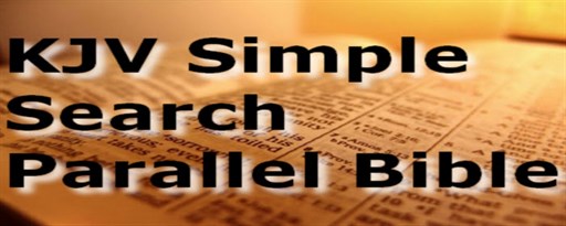 KJV Simple Search Parallel Bible App marquee promo image