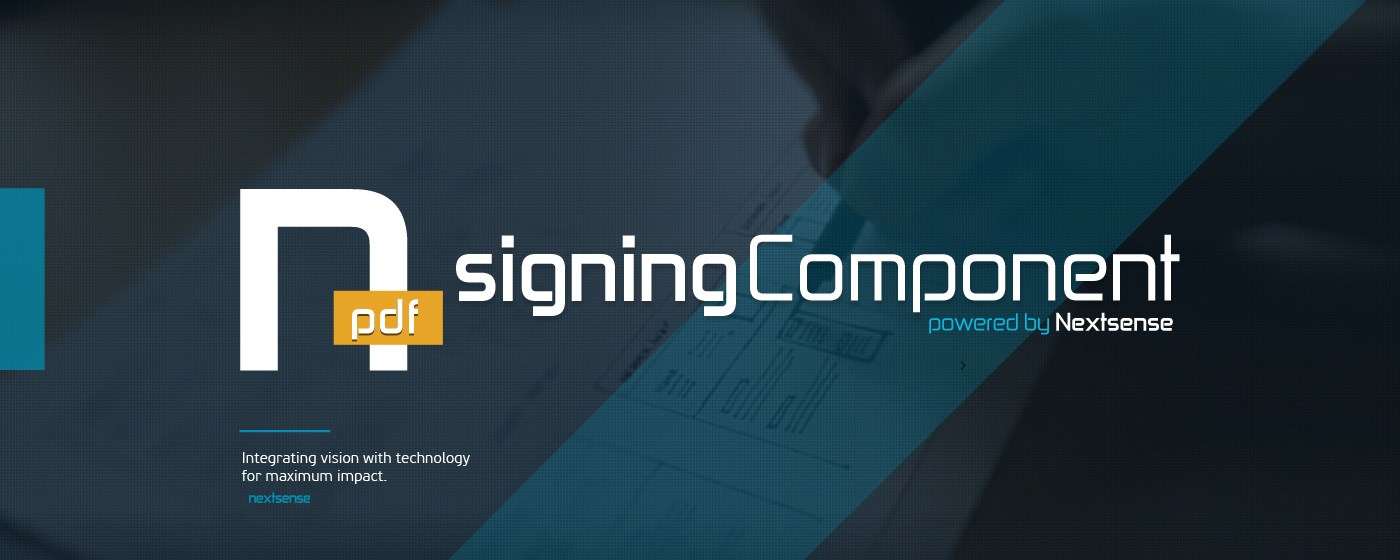 Nextsense PDF Signing Component