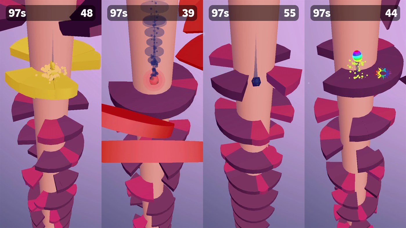 #5. Helix Jump (Windows) 게시자: QubicGames S.A.