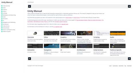 Unity Offline Manual Snímky obrazovky 1