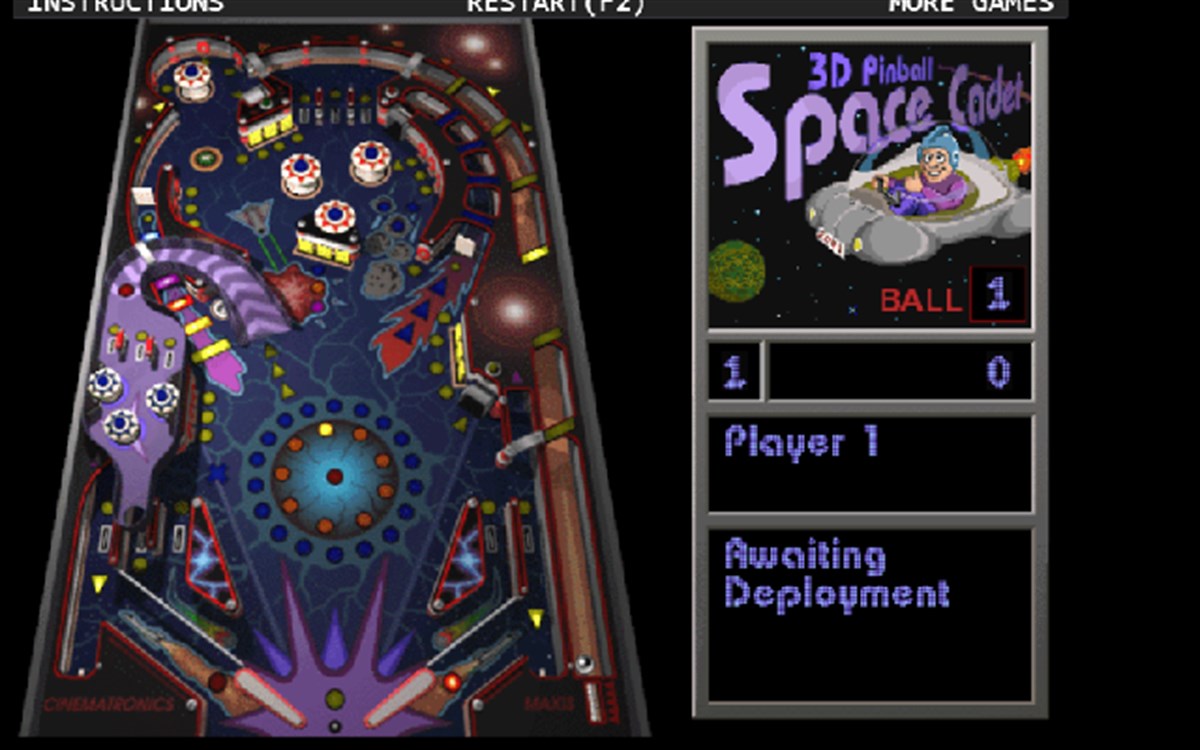 Spacecadet Pinball Game