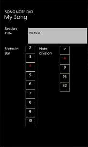 SongNotePad screenshot 5