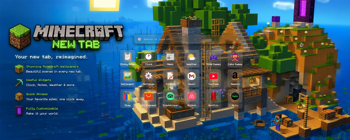 Minecraft - New Tab Pro