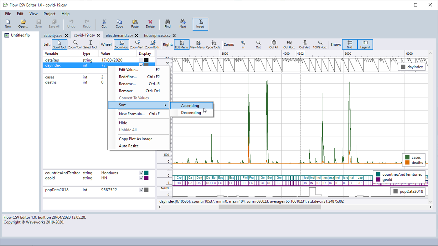 #4. Flow CSV Editor (Windows) 来自: Waveworks