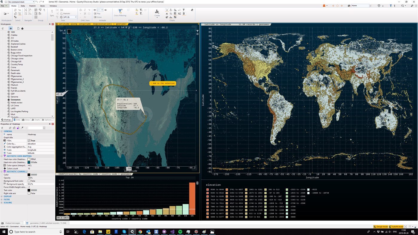 #8. Quantyl Discovery - Fast Data Visualization (Windows) Oleh: Quantyl technologies corp.