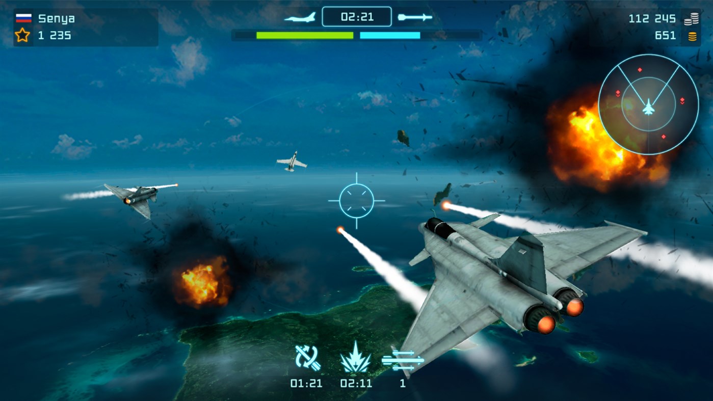 #2. Battle Warplanes: Fighter jet games (Windows) By: XDEVS LIMITED