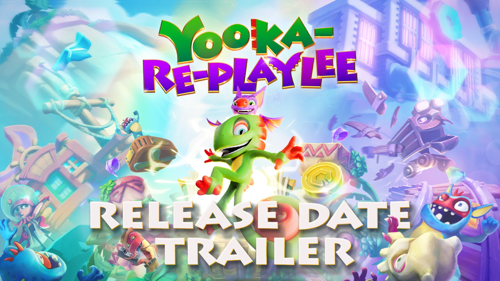 Yooka-Replaylee Release Date Announcement Trailer