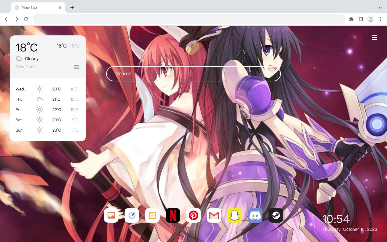 "Date A Live" Theme 4K Wallpaper HomePage