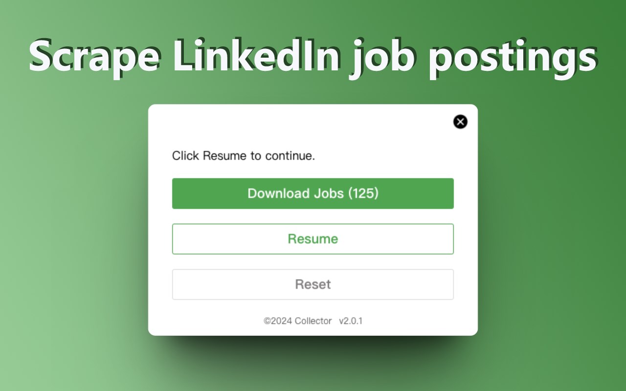 Linkedin Job Scraper - linkeder.com