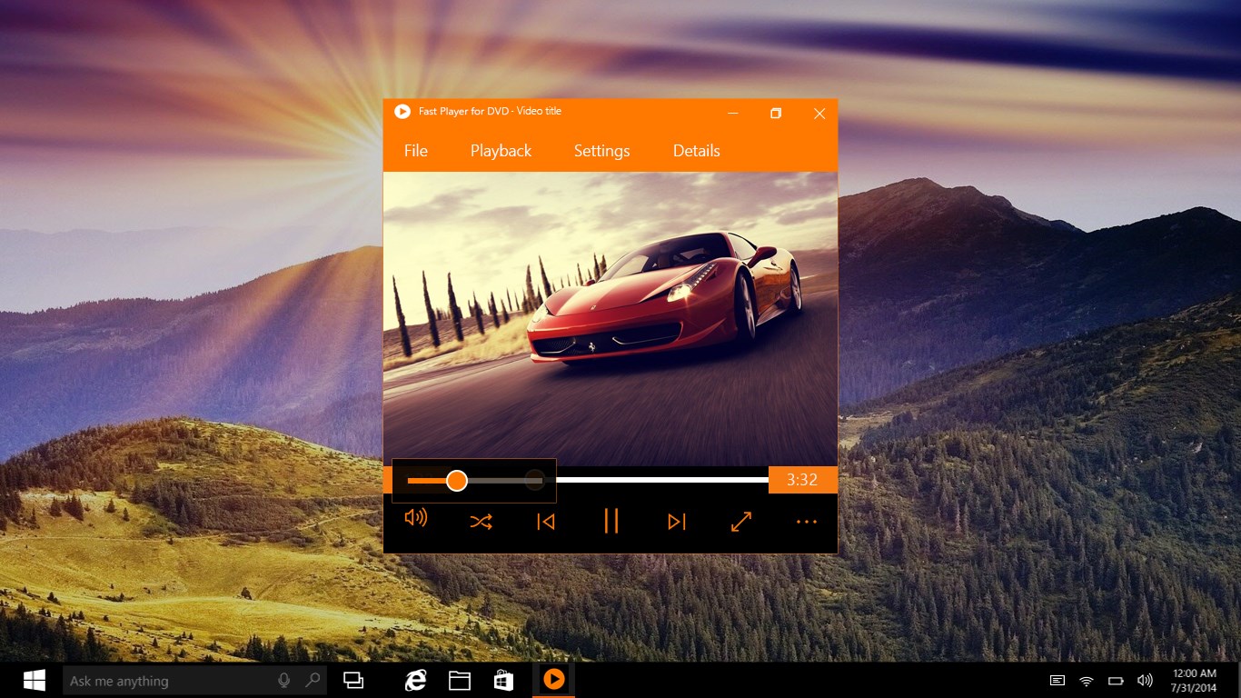Fast Player for DVD for Windows 10