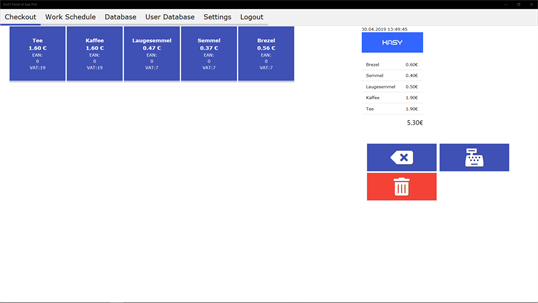 KASY PoS Point of Sale screenshot 1