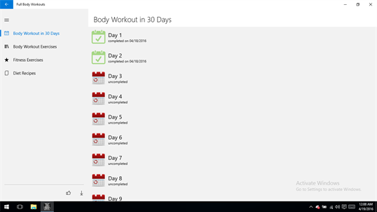 Full Body Workouts screenshot 1