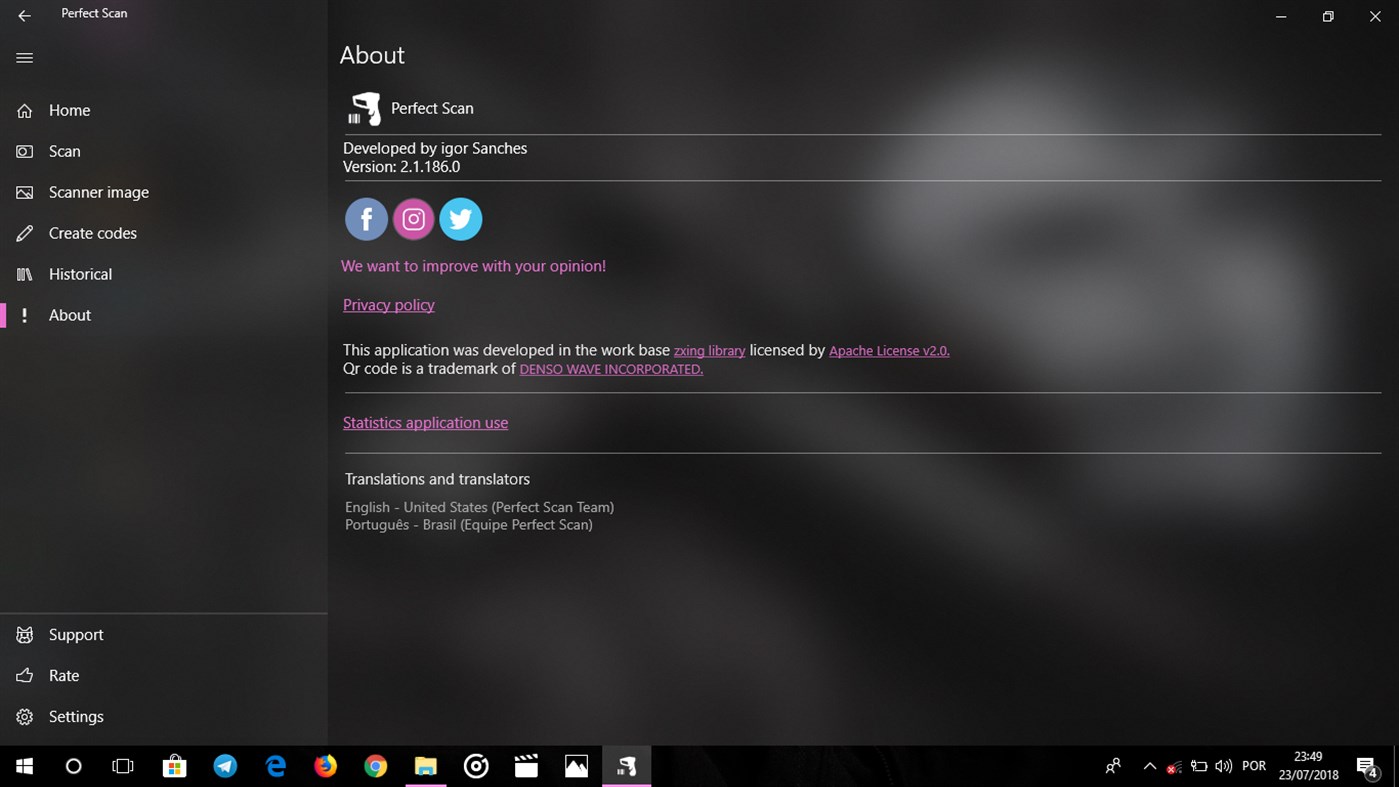#1. Perfect Scan (Windows) 由: Igor Dutra Sanches