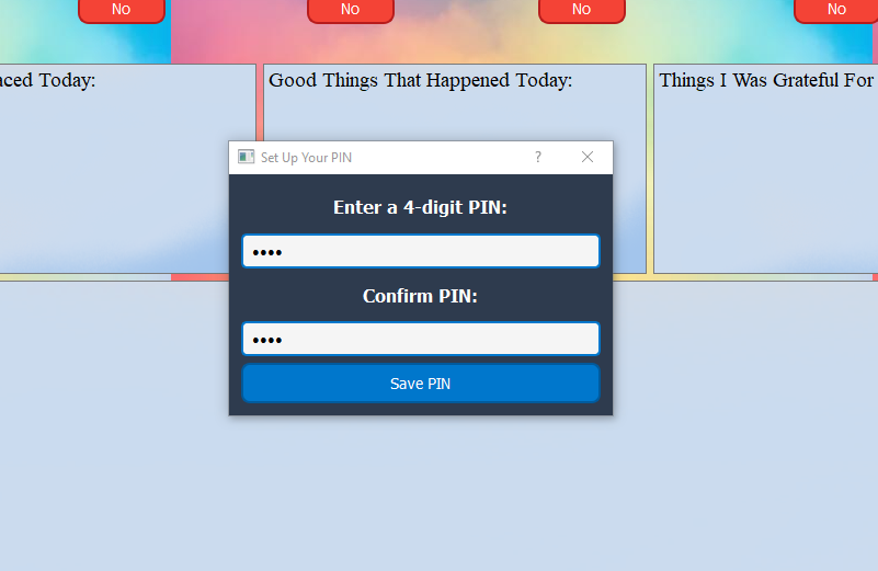 Neurodivergent Diary, Gratitude Journal and Habit Tracker screenshot
