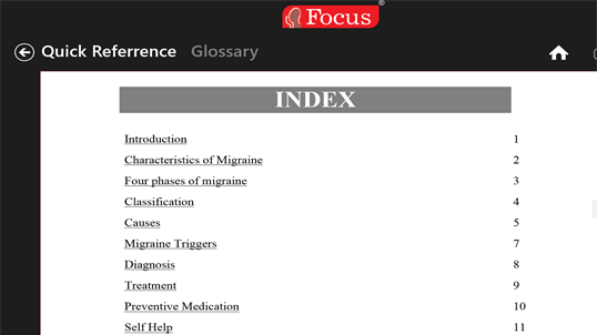 Migraine - Animated Quick Reference screenshot 2