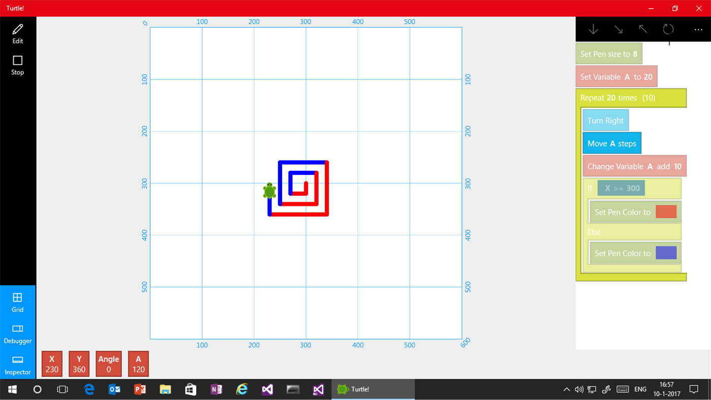 #3. Turtle! (Windows) Ved: Reflection IT