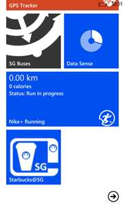 Running+ For Windows Phone 8 screenshot 1