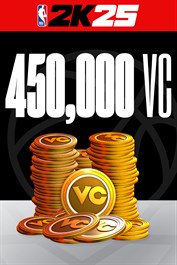 Paquete de 450000 monedas virtuales de NBA 2K25