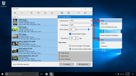 JPG to PDF : Export All Images into PDF Screenshots 1