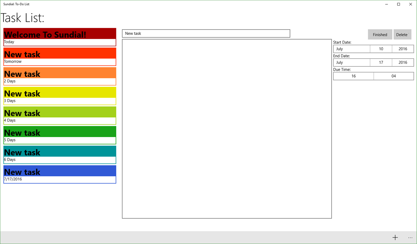 #2. Sundial: To-Do List (Windows) De: Nibious