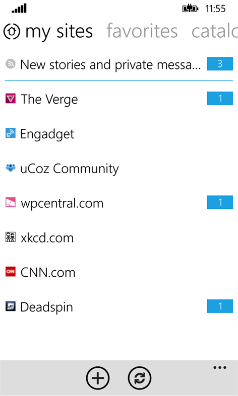 My Sites - news reading Screenshots 1