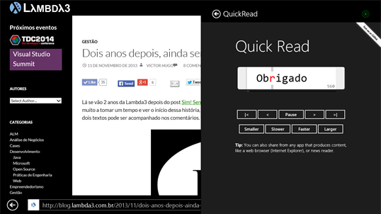 QuickRead screenshot 6