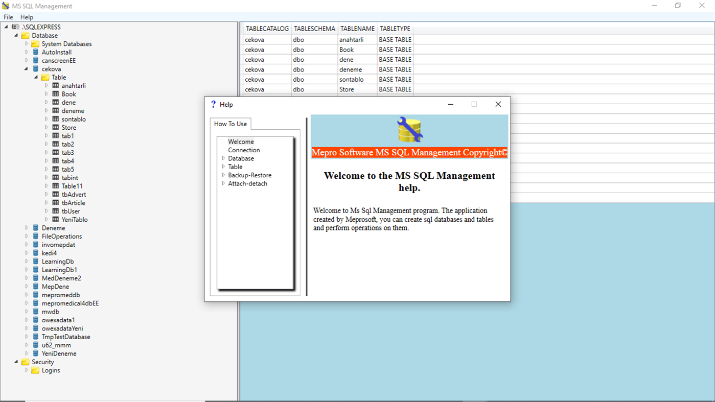 #3. Ms Sql Management (Windows) 由: Metin Morris