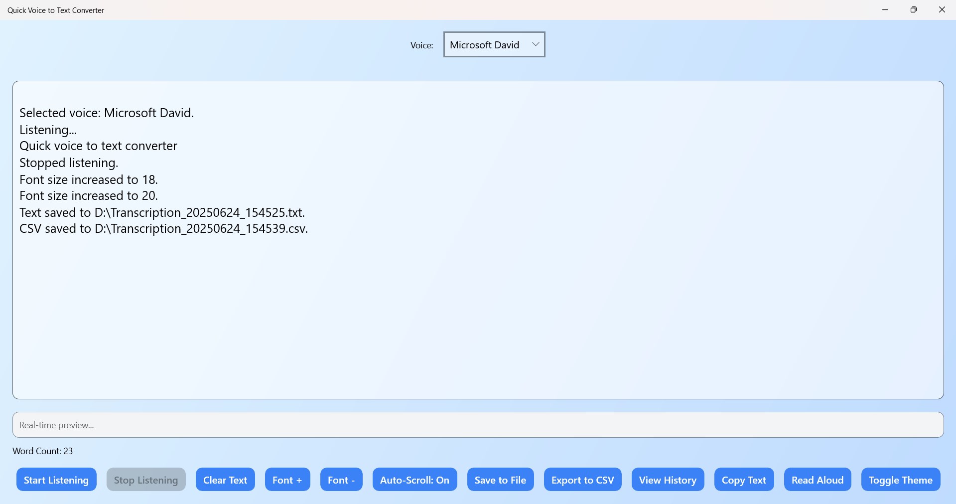 Quick Voice to Text Converter - Download and install on Windows