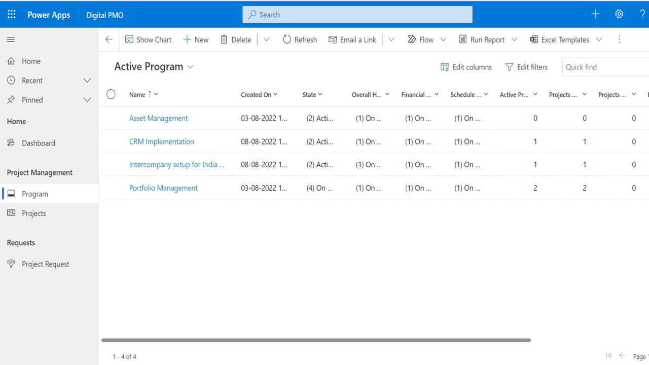 Snapshot 1 of Digital PMO