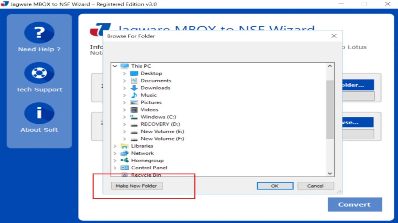 Snapshot 5 of Jagware MBOX to NSF Converter