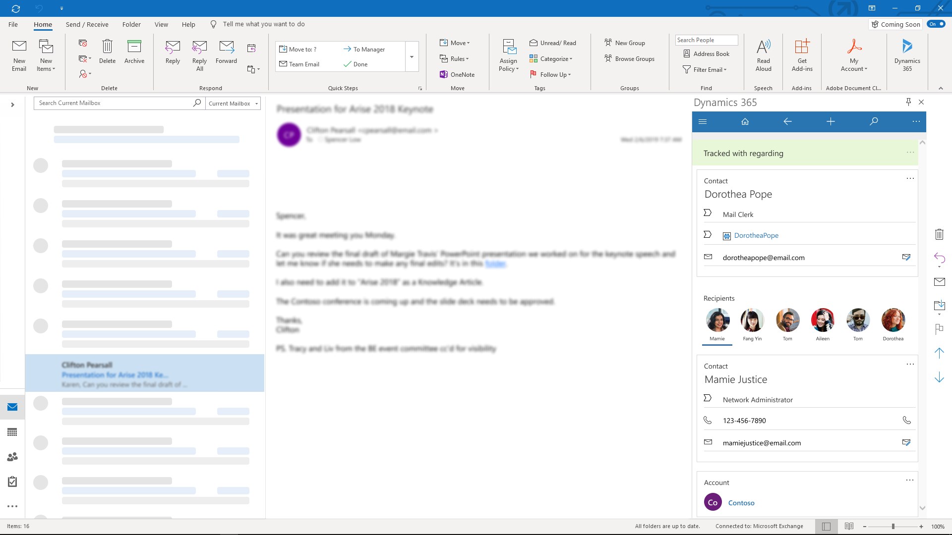 Microsoft Dynamics 365 App For Outlook