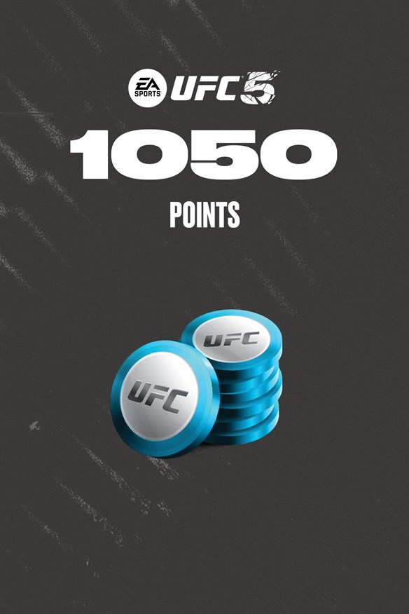 UFC 5 - 1050 UFC POINTS Xbox Series X|S and Xbox One cover art