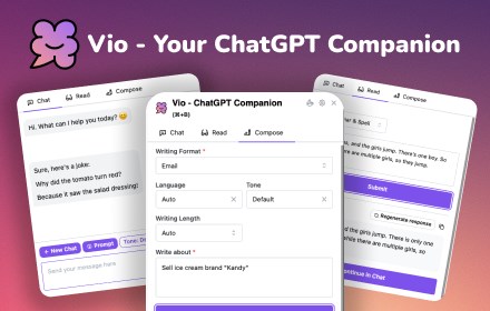 Vio - Your ChatGPT Companion small promo image