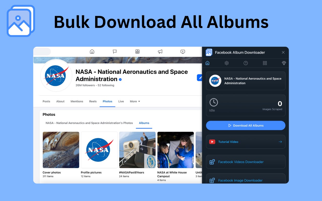 Facebook Album Downloader