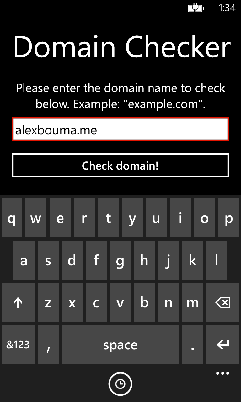 domain-checker-for-windows-10-mobile