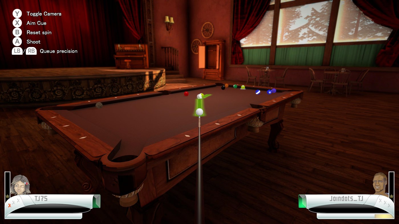 #4. 3D Billiards - Pool & Snooker - Remastered (Xbox) By: Joindots GmbH