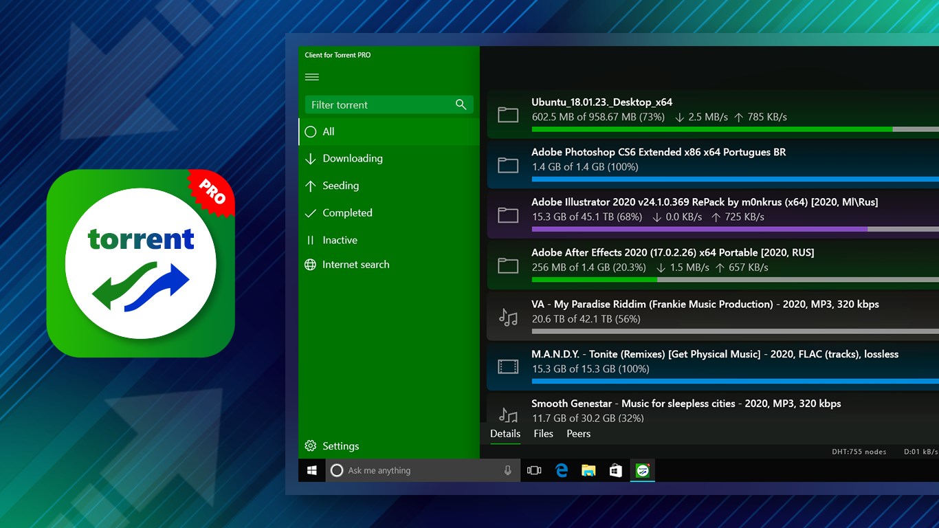 Client For Torrent PRO — Приложения Майкрософт