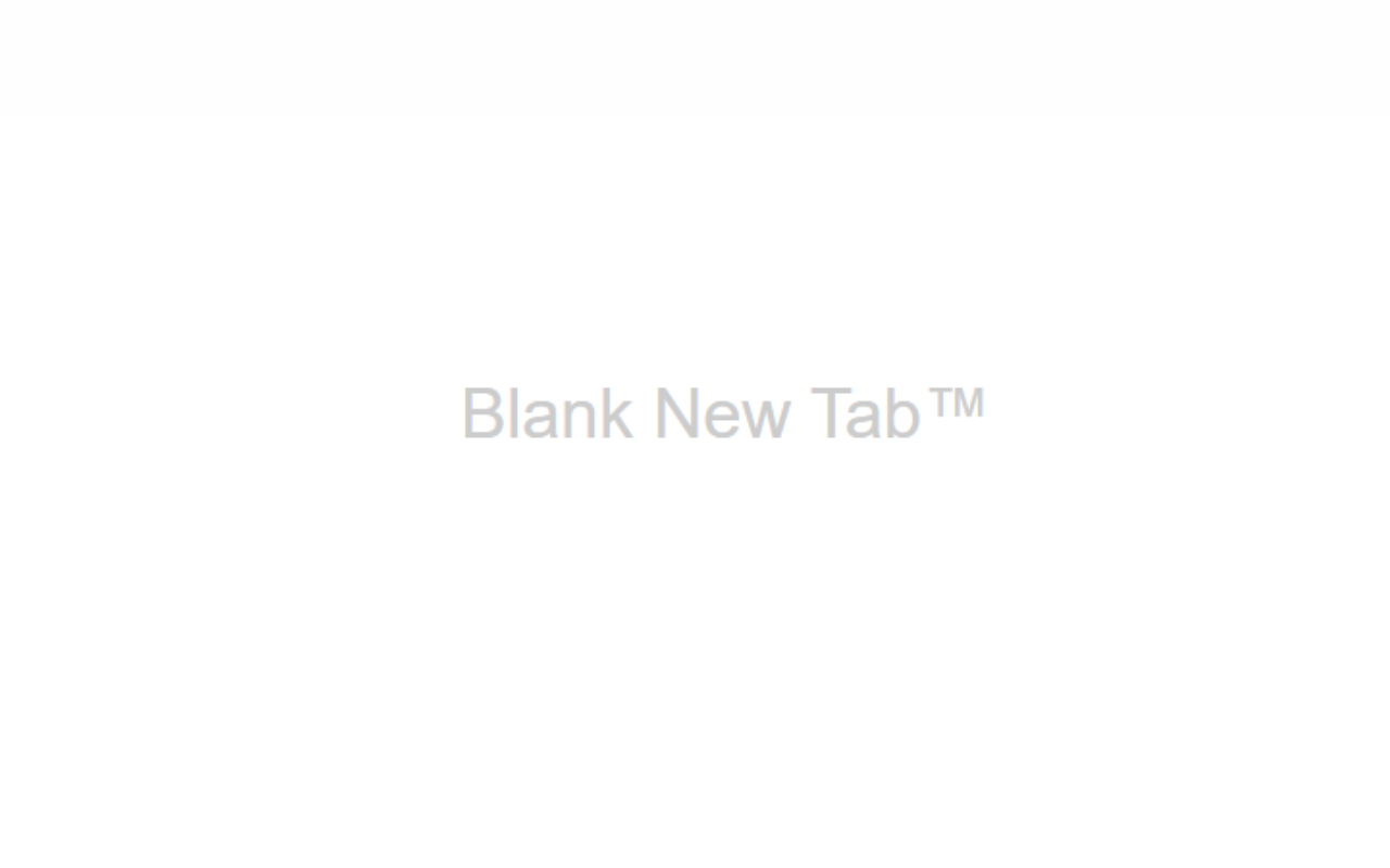 TSP Blank new tab