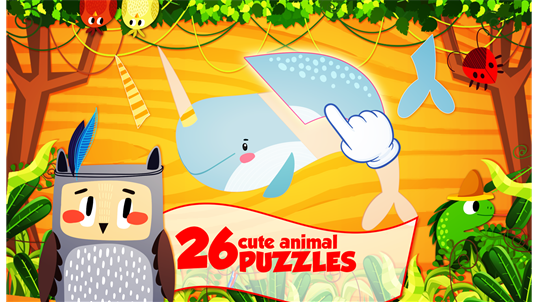 Animal Puzzle Adventure - Interactive Jigsaw Puzzle Game for Kids screenshot 4