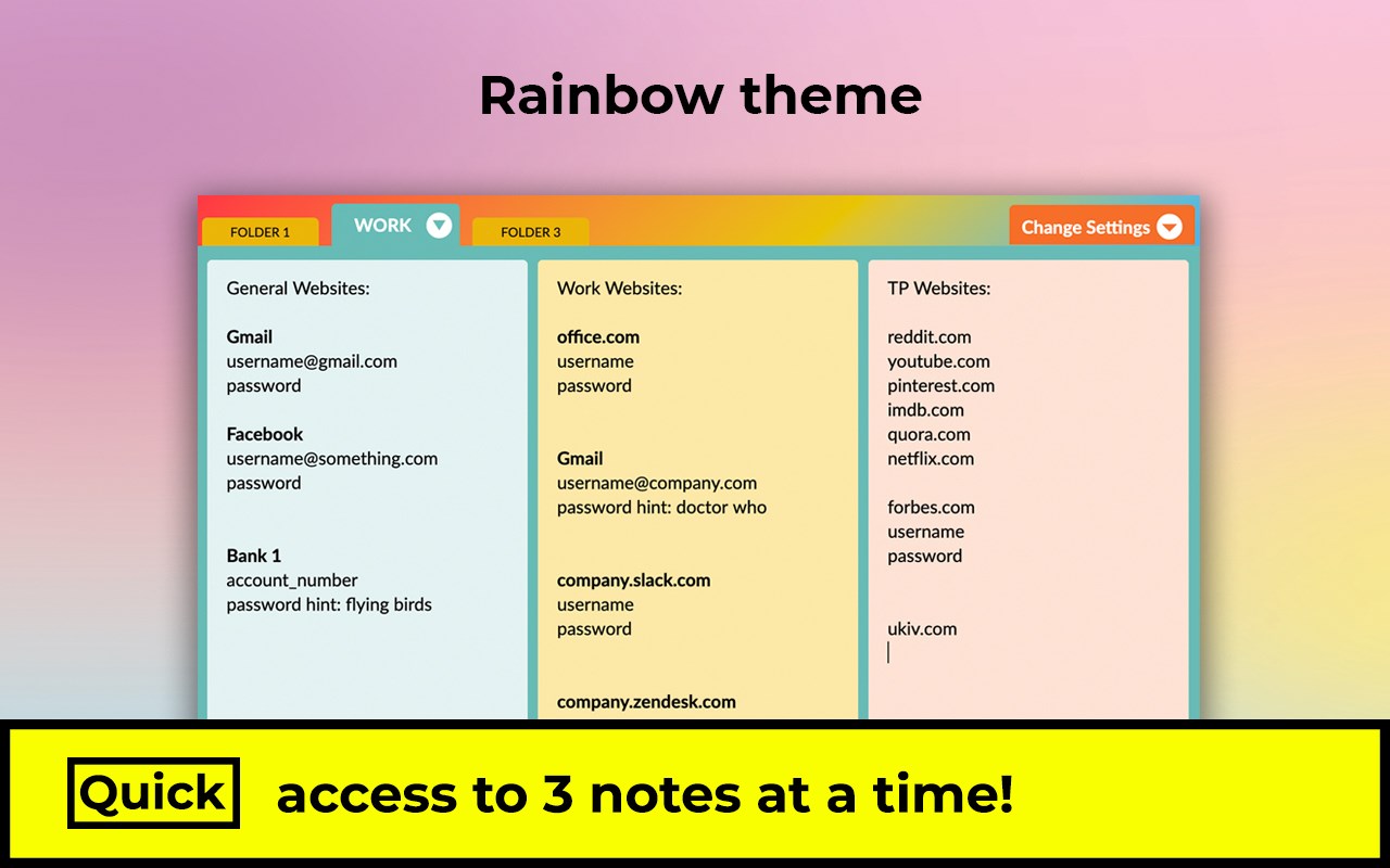 Sticky Notes 3 - Quick & Personal Note taking