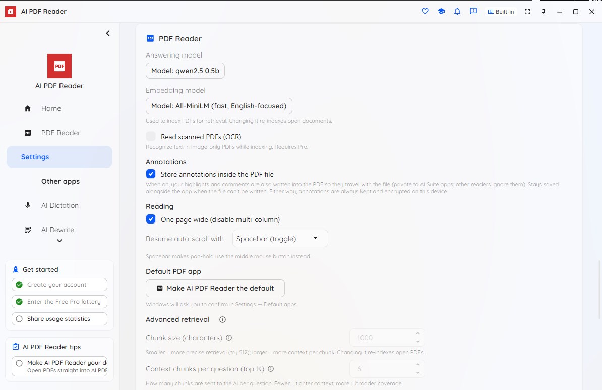 AI PDF Reader screenshot