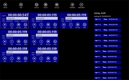 Infinite Stopwatches screenshot 5