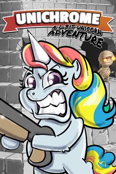 Cover poster for Unichrome: A 1-bit Unicorn Adventure