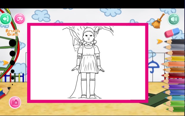 Coloring Squid Game Play