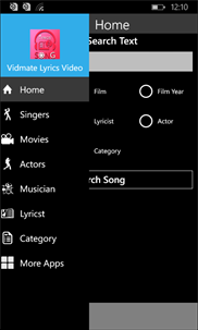 Vidmate Lyrics & Video Player screenshot 1