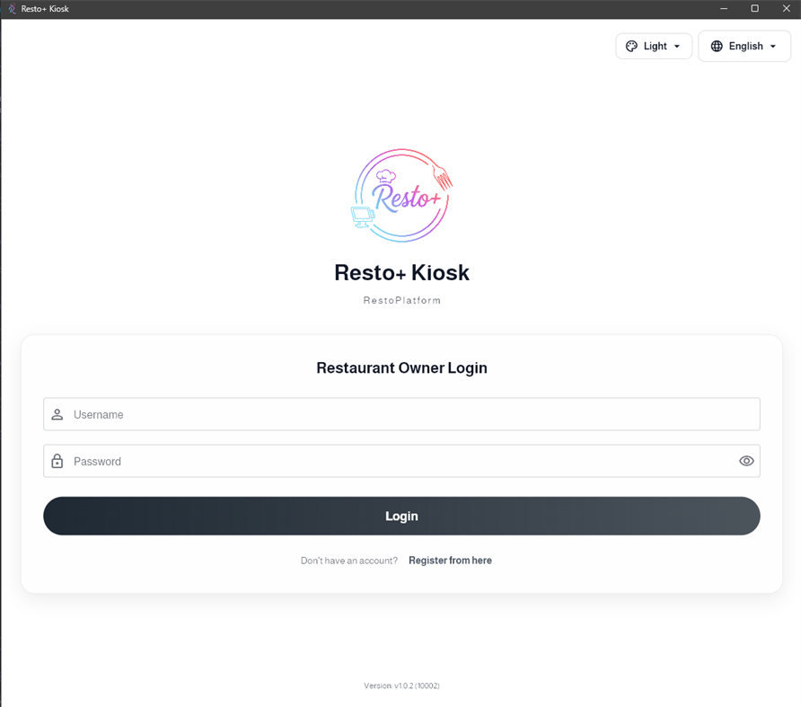 #1. Resto+ Kiosk (Windows) By: Smartbag