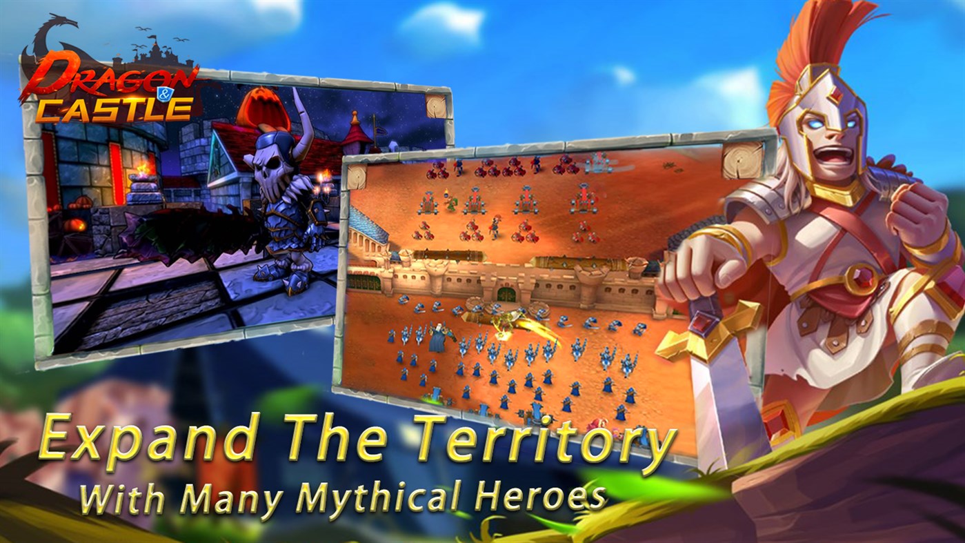 #3. Dragon and Castle: Real Time World Wars (Windows) Av: PROSPEROUS GAMES