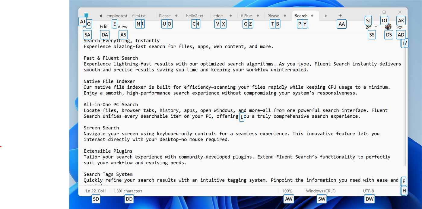 #8. Fluent Search (Windows) Podle: Blast Apps